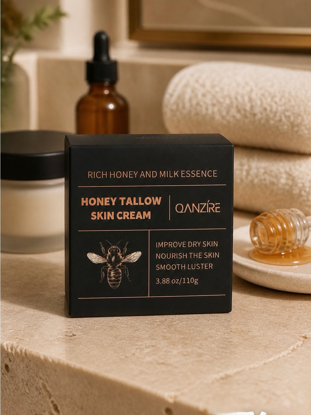 Honey Tallow Skin Cream — Black